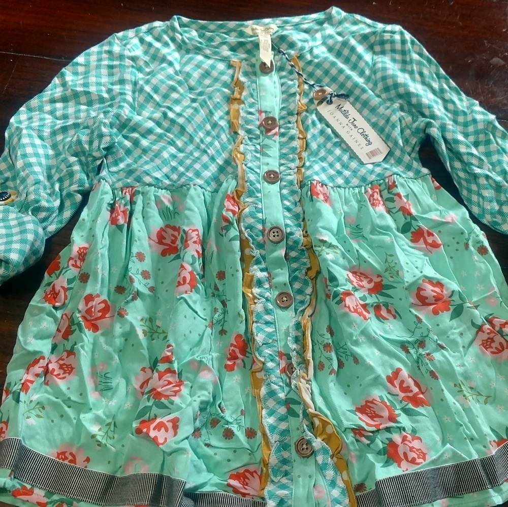 Matilda Jane Pecan Pie Top Size 14